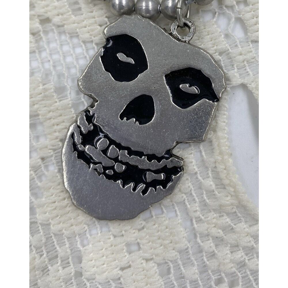Misfits Necklace New 2002 Crimson Ghost Huge Pendant Vintage NOS - Picture 5 of 6